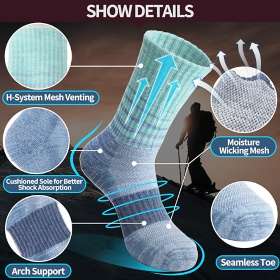 Anlisim Merino Wool Hiking Soc - Wool Hiking Sock review and price