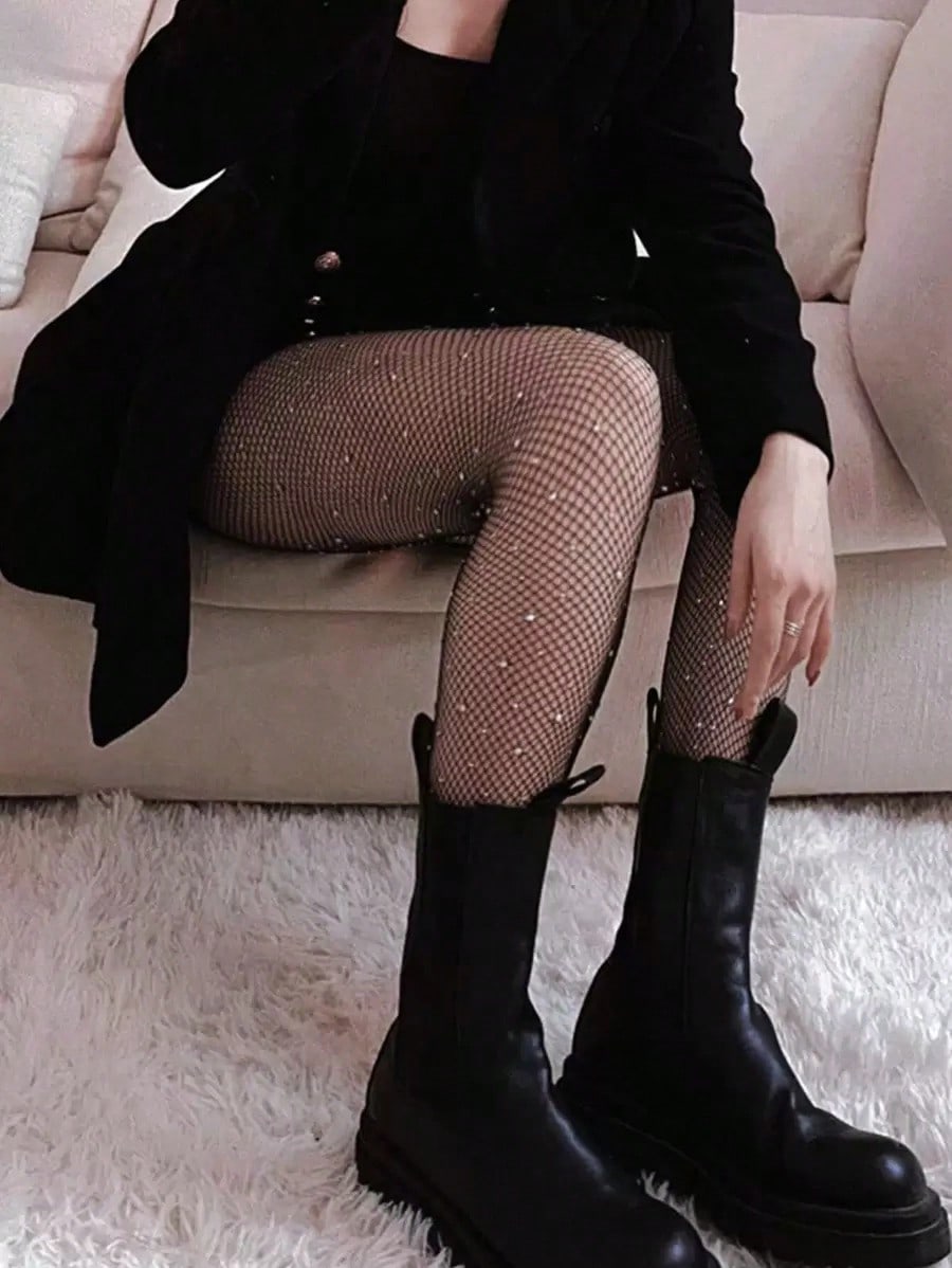 Women's Sheer Rhinestone Fishn - Tights Pantyhose Sheer review and price