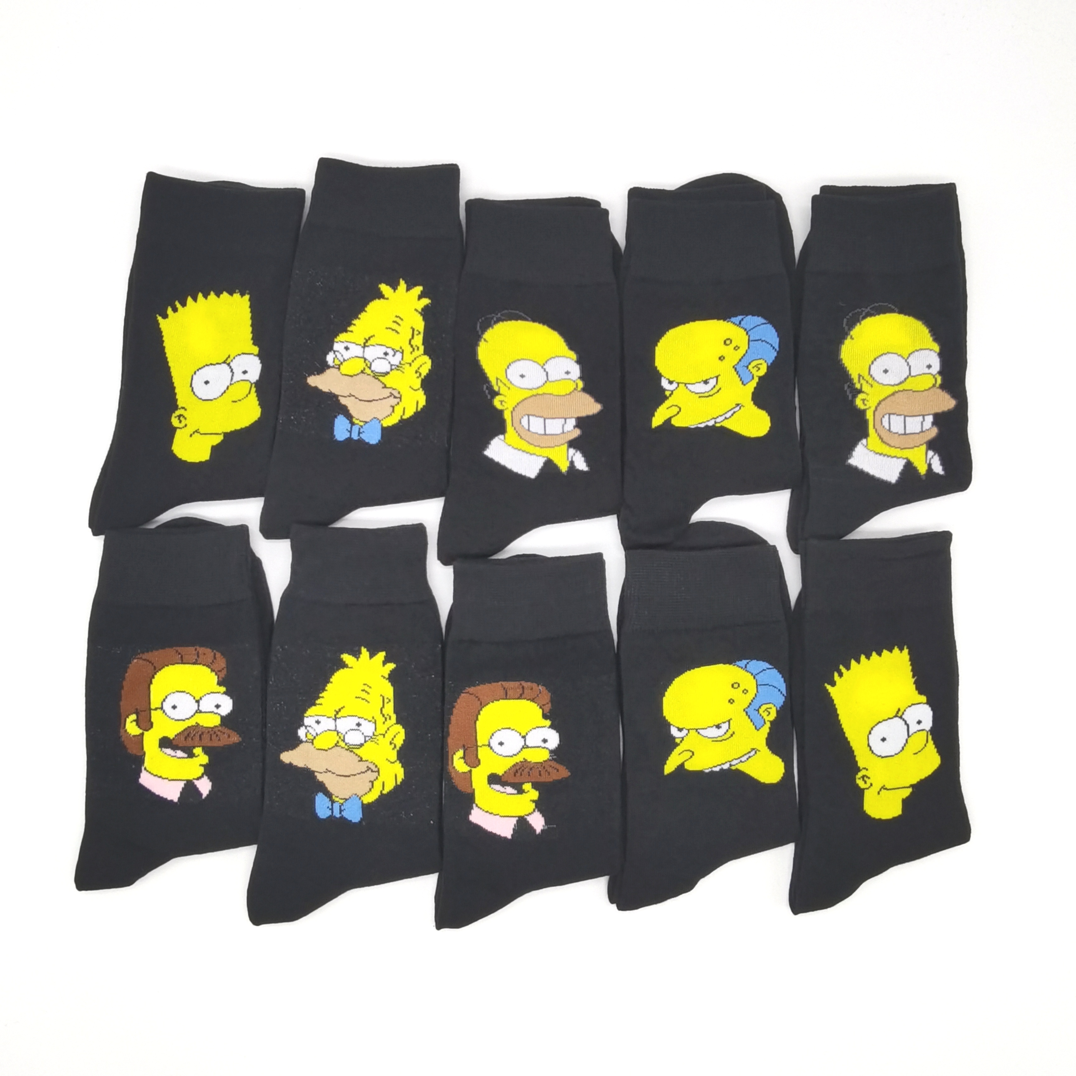 10 Pairs/Pack Funny Men Woman  - Cotton Crew Sock Pack review and price