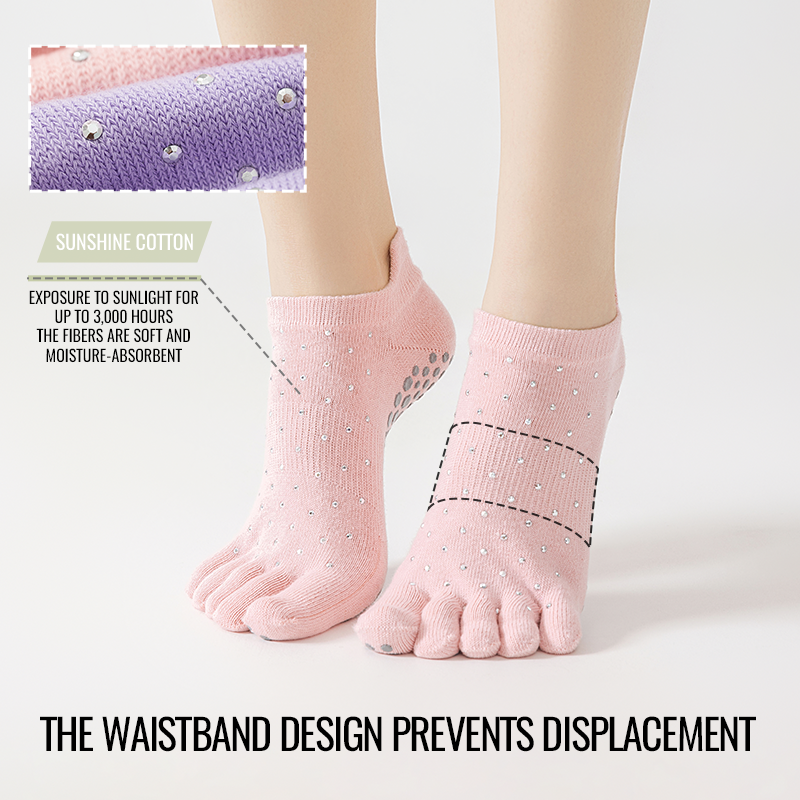 MiiOW Non-Slip Grip Pilates So - Toe Sock Split review and price