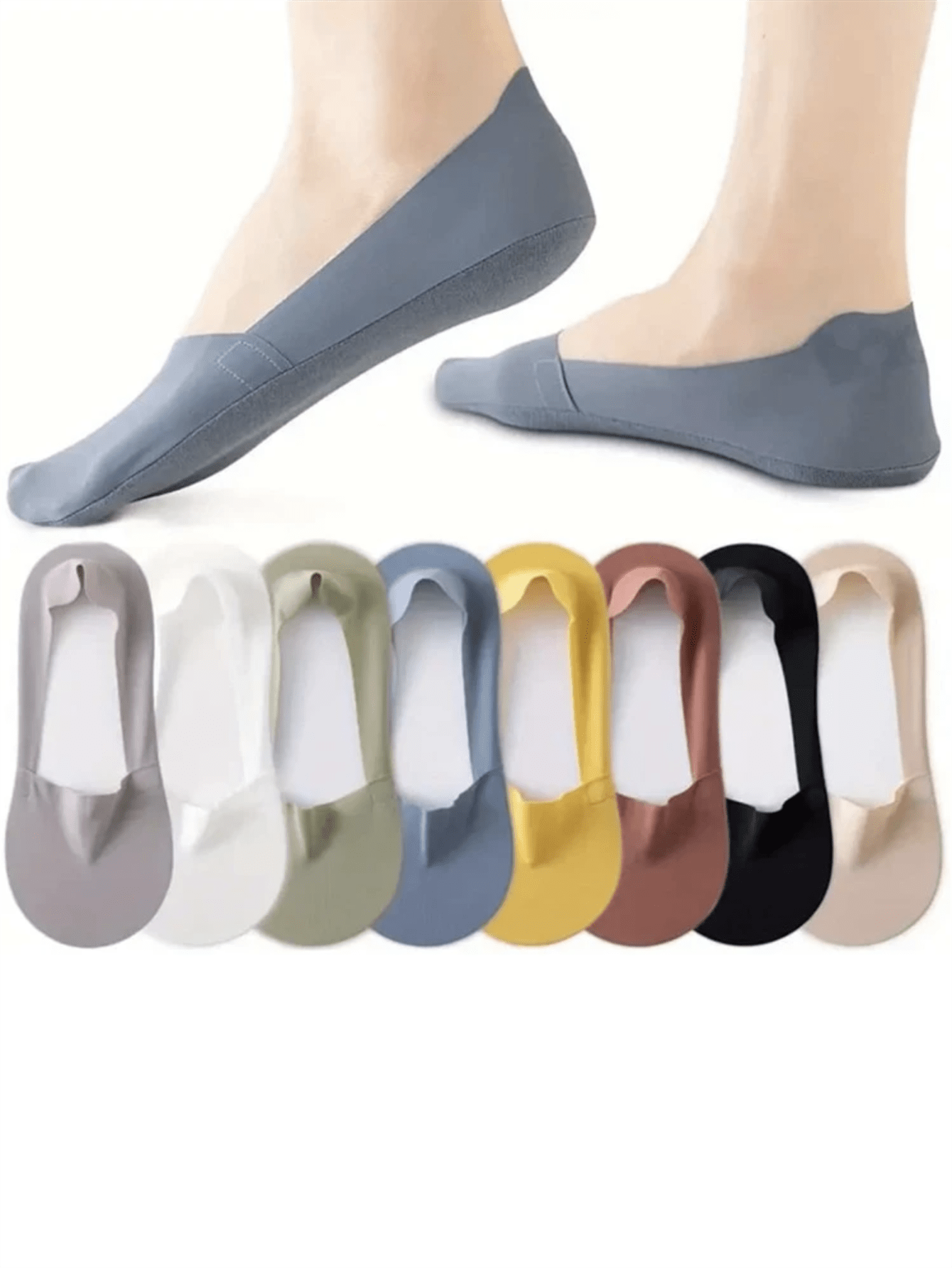 5 Pairs Women Thin Silky Invis - No Show Sock Women review and price