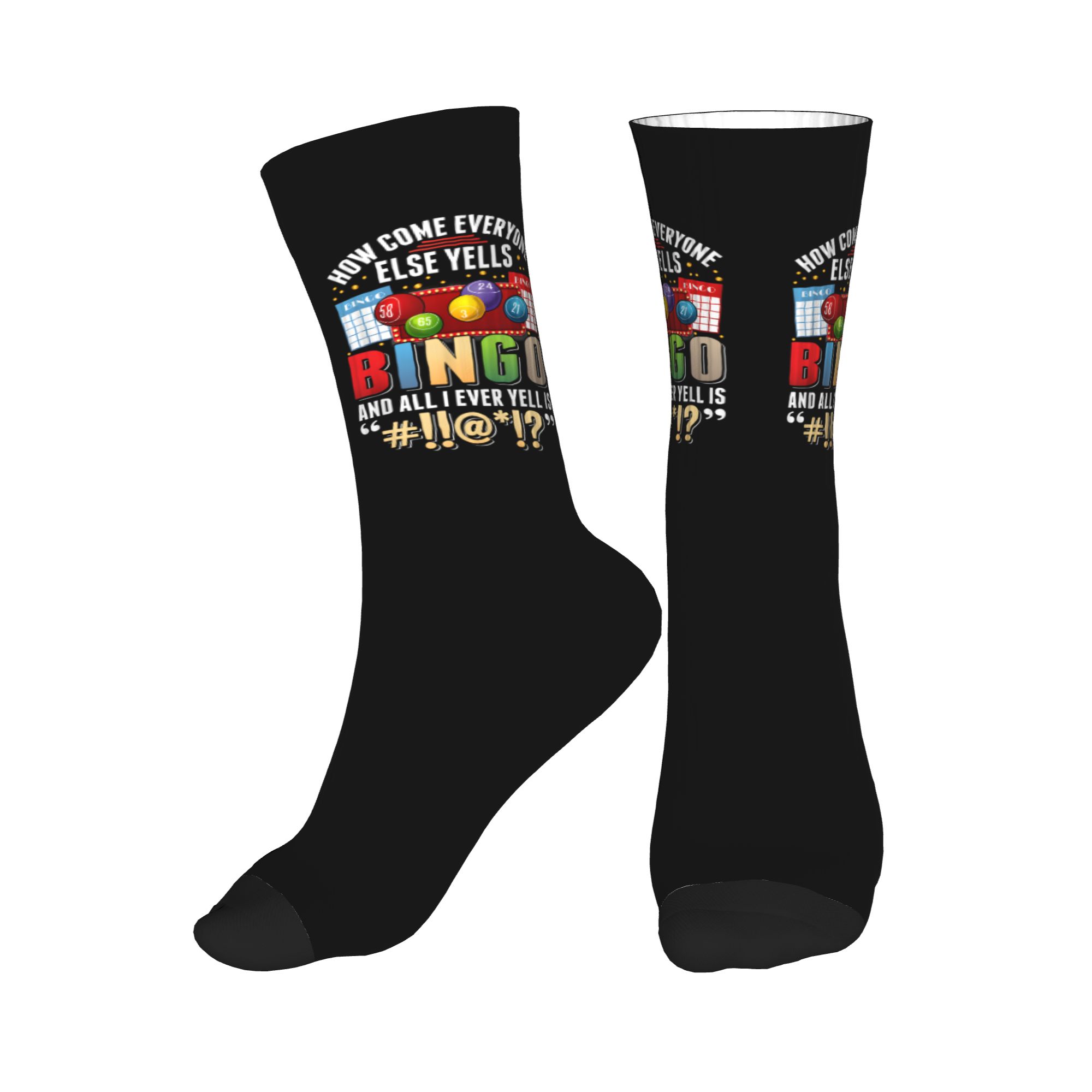 Bingo Player Humor Sarcastic Q - Dress Sock Men review and price