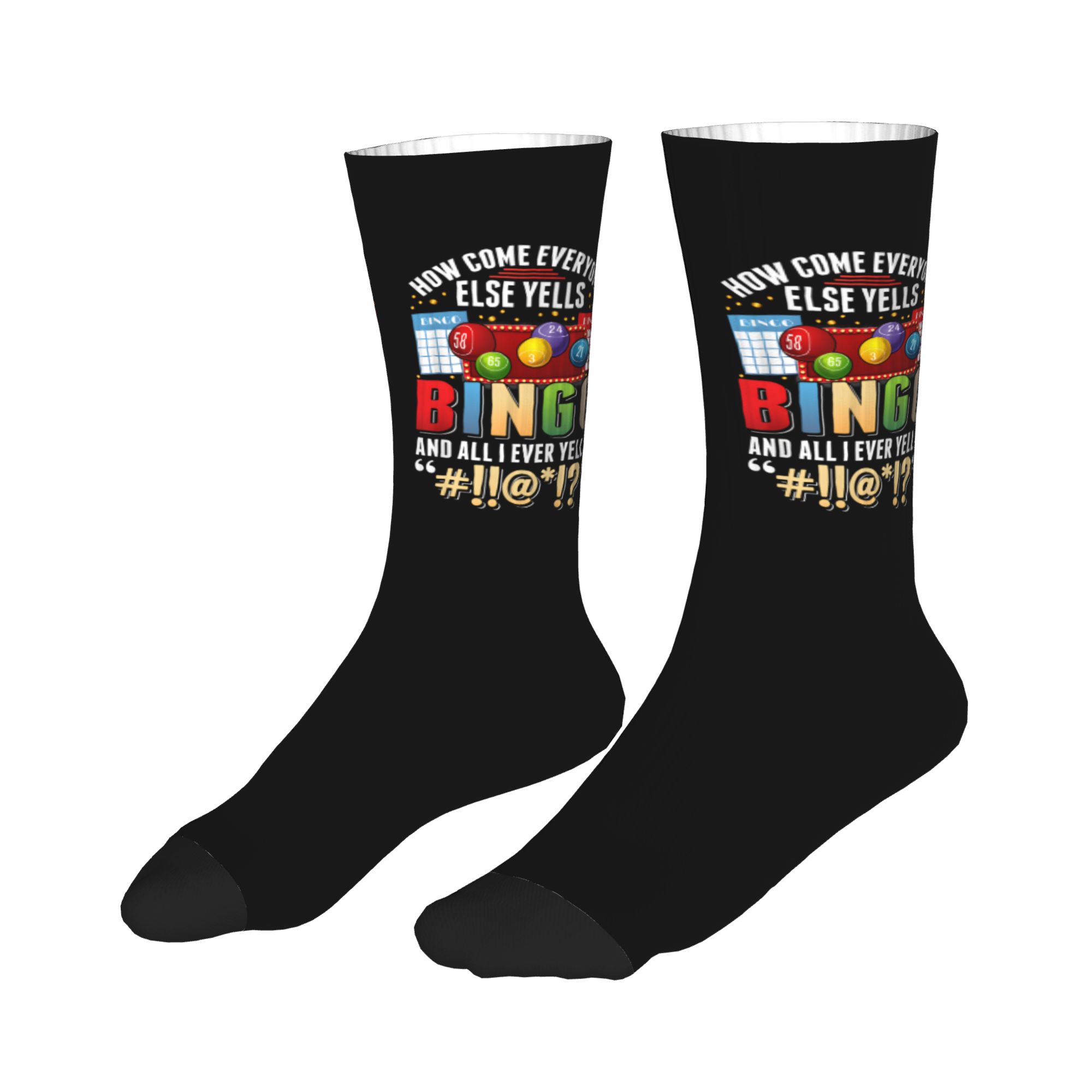 Bingo Player Humor Sarcastic Q - Dress Sock Men review and price