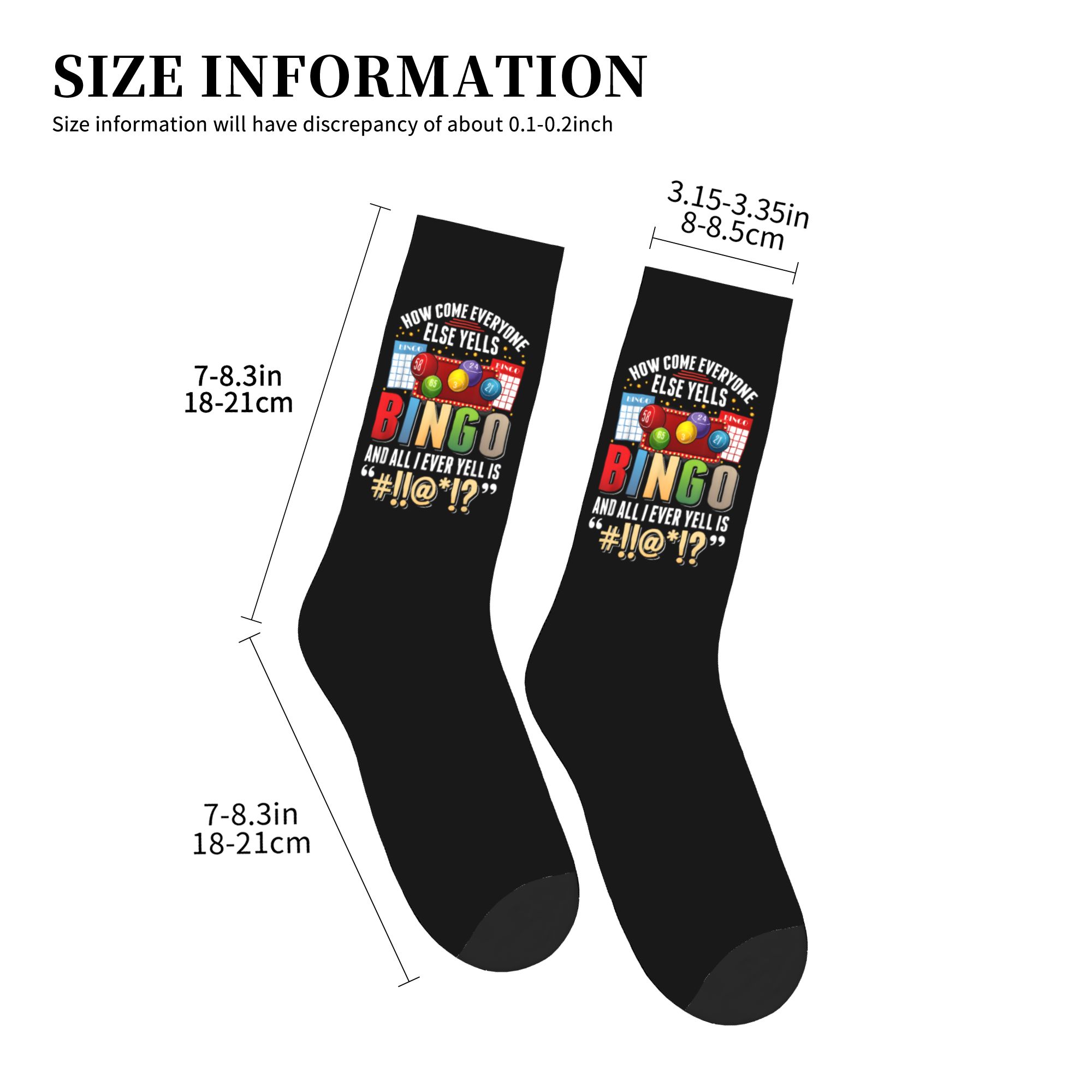 Bingo Player Humor Sarcastic Q - Dress Sock Men review and price