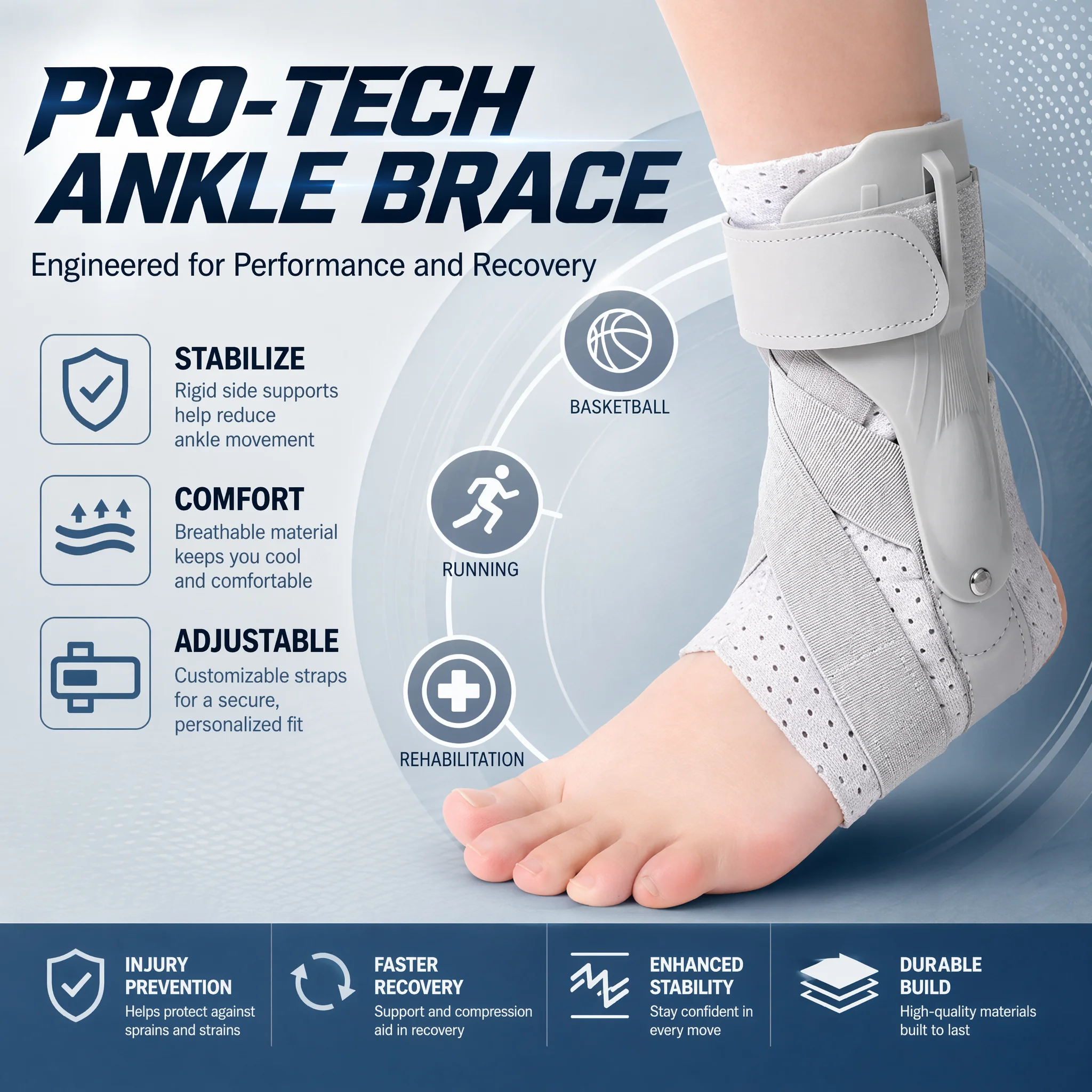 Ankle Brace with Side Stabiliz - Ankle Brace Sock review and price