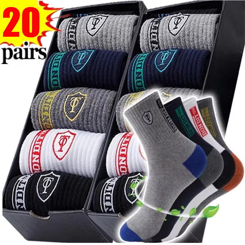 Men's 20-Pack Premium Thermal  - Cotton Crew Sock Pack review and price