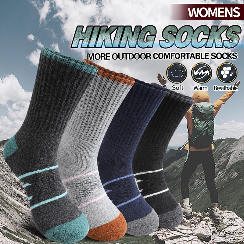 4Pairs Winter Women Mid Tube S - Wool Hiking Sock review and price