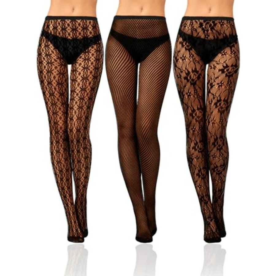 Bencailor 3 Pairs Women Rhines - Fishnet Stocking Women review and price