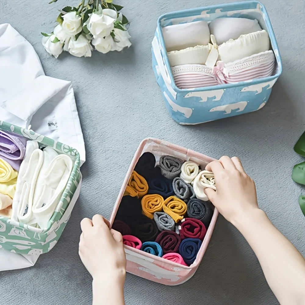 1pc Cotton Linen Fabric Waterp - Sock Organizer Tray review and price