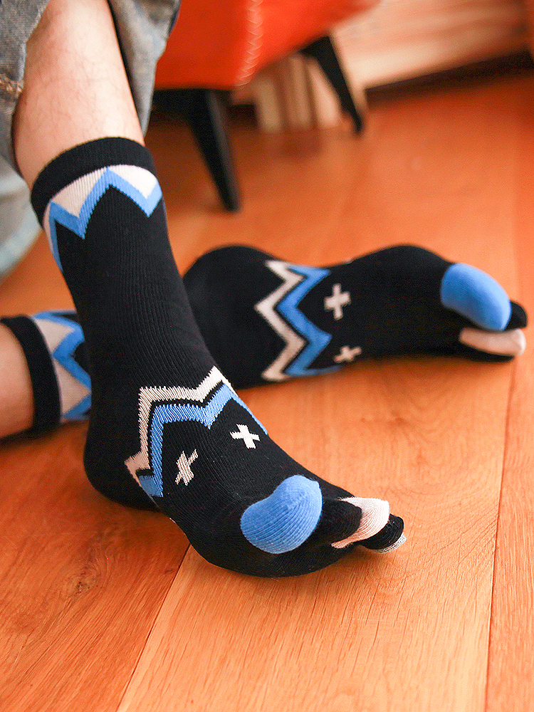 5 Pairs Four-season Pure Cotto - Toe Sock Split review and price