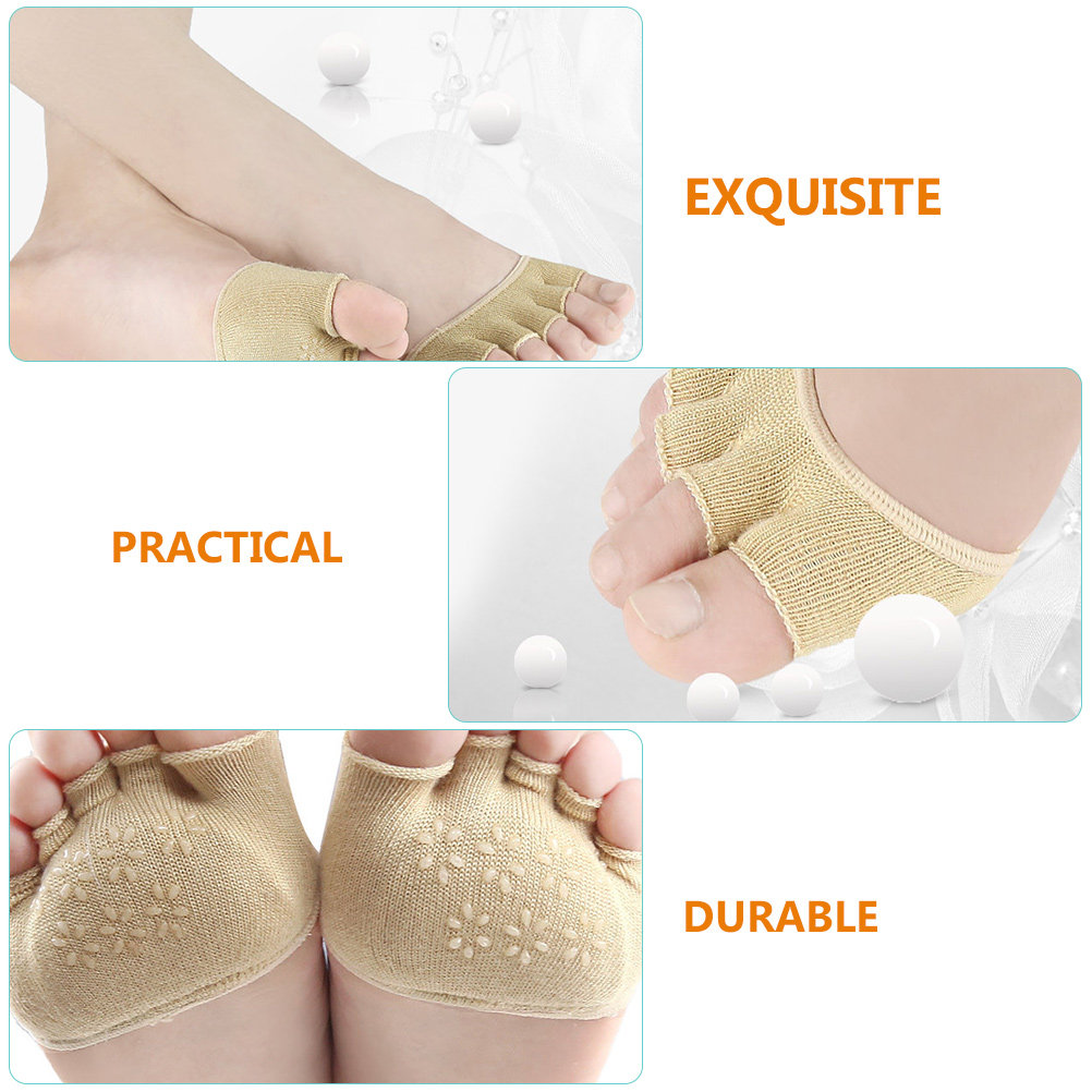 2Pairs Cotton Toeless Yoga Soc - Grip Sock Yoga review and price