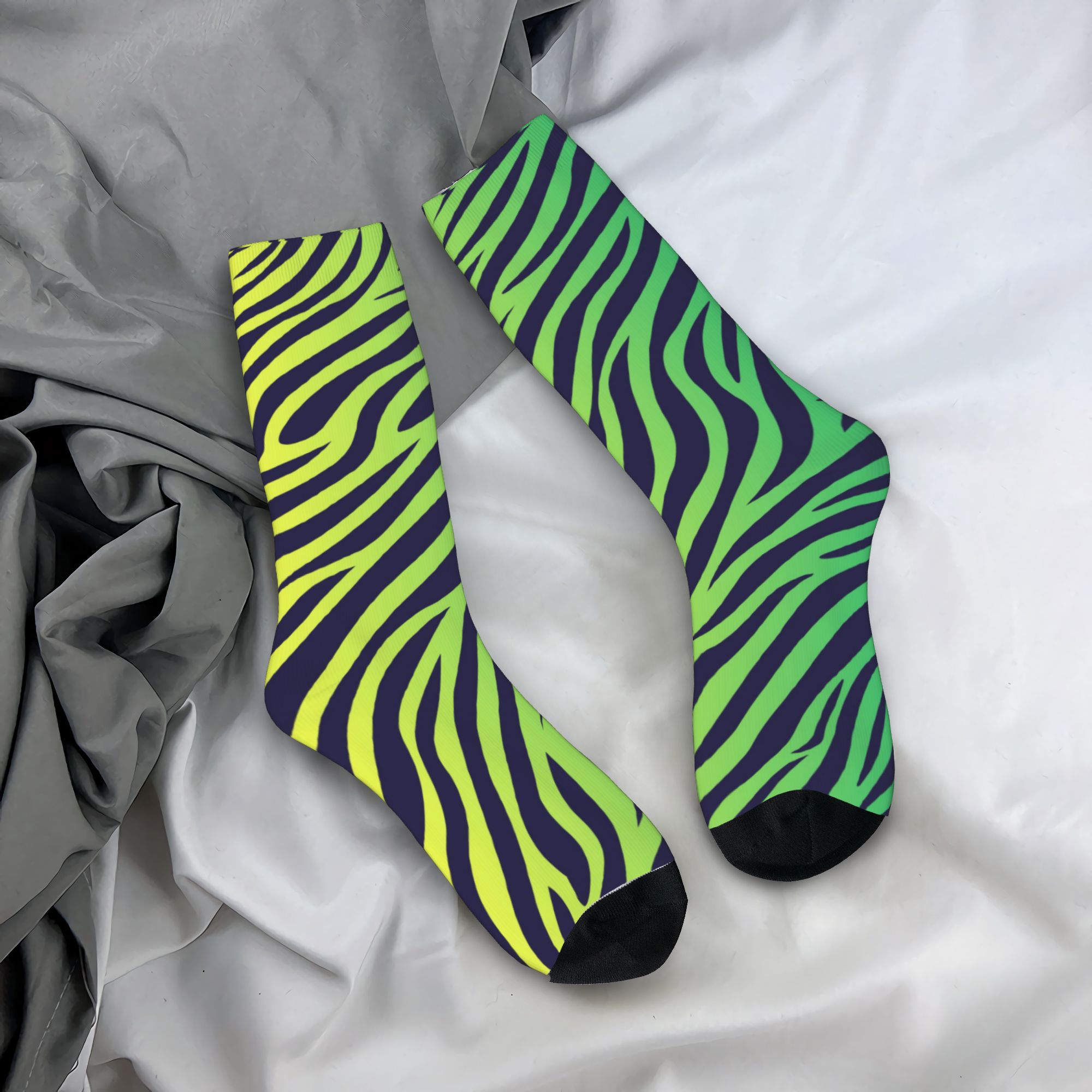 Colorful Tiger Zebra Skin Patt - Dress Sock Men review and price