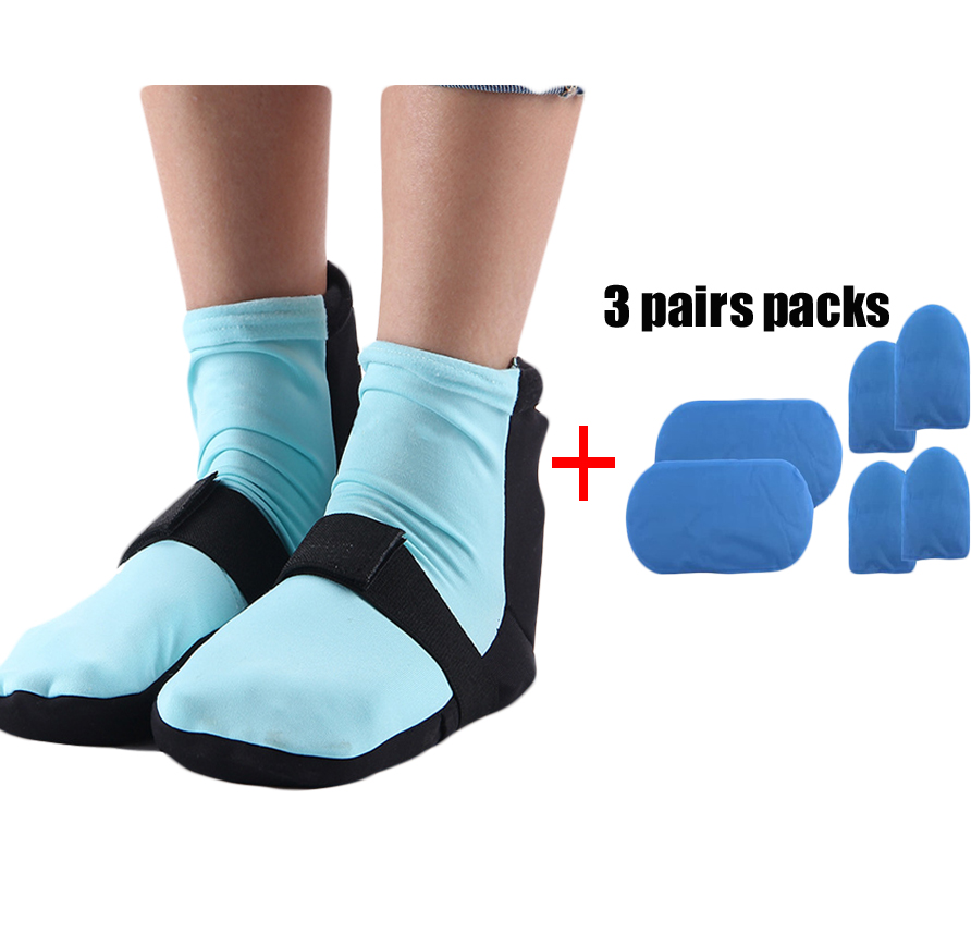 Sky blue burns injury relaxes  - Cotton Crew Sock Pack review and price