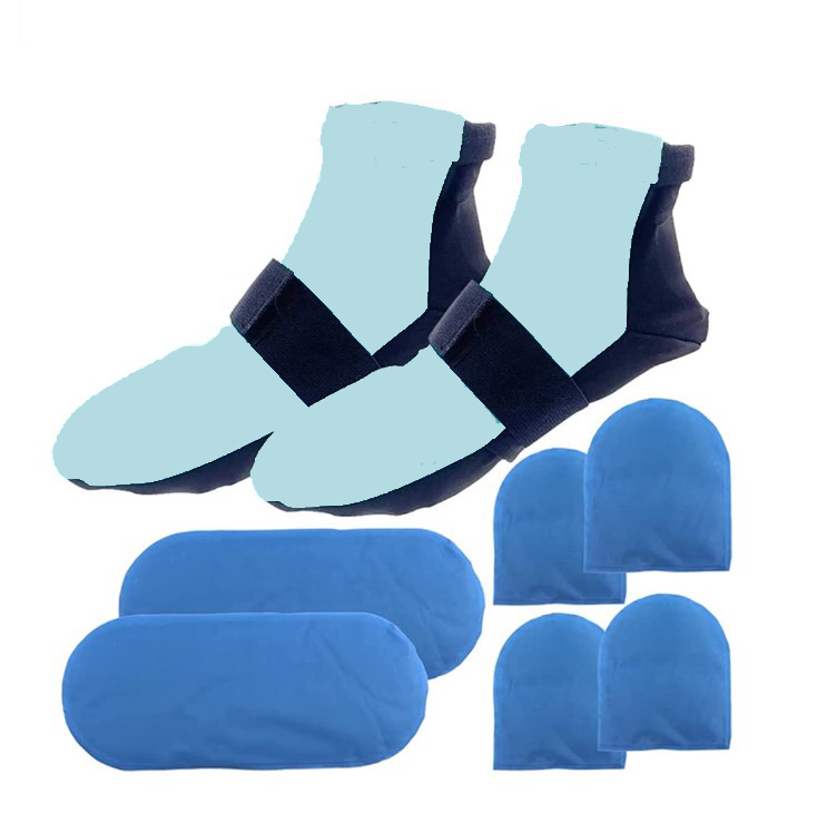 Sky blue burns injury relaxes  - Cotton Crew Sock Pack review and price