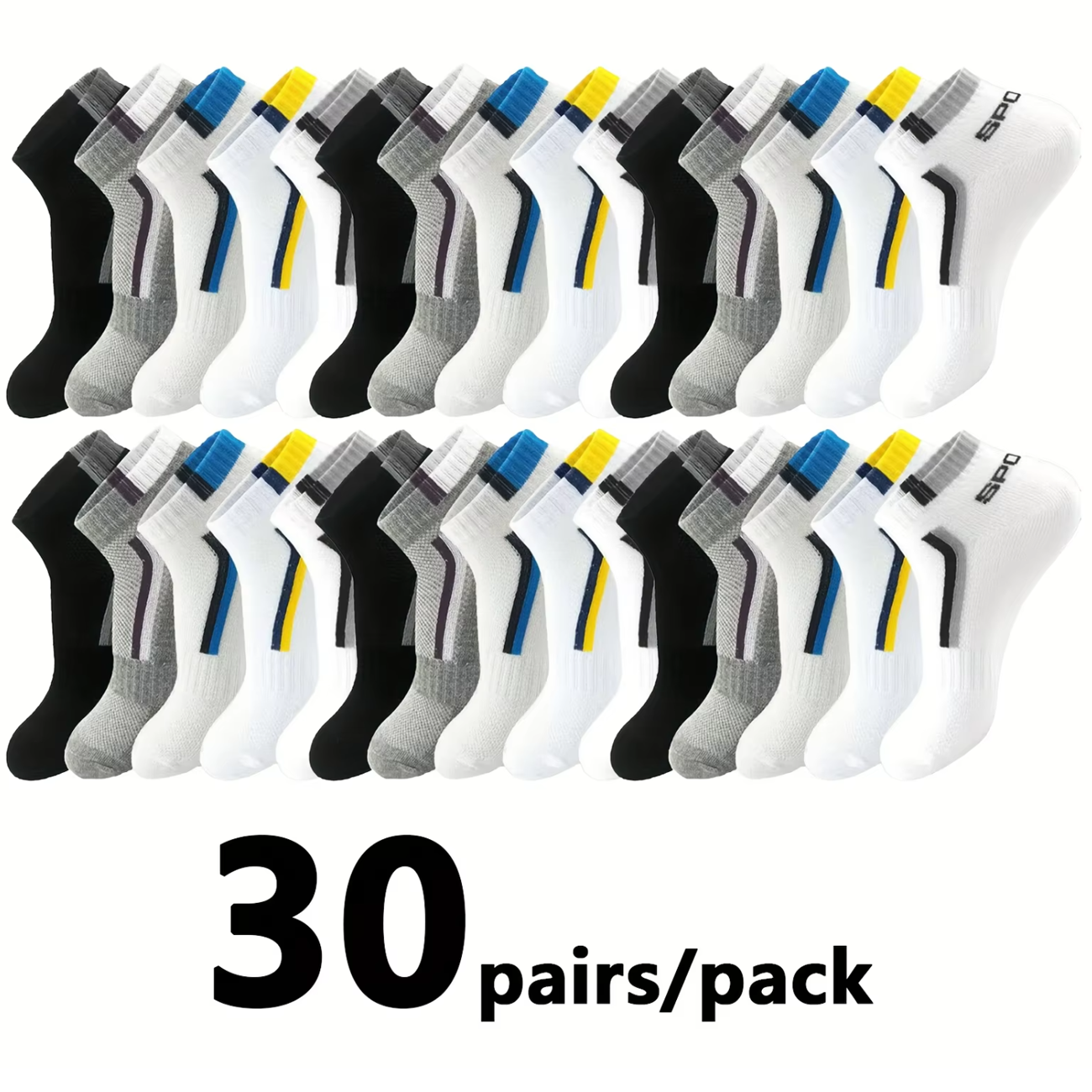 5/10/20/30Pairs Men's Color-bl - Ankle Sock Low Cut review and price