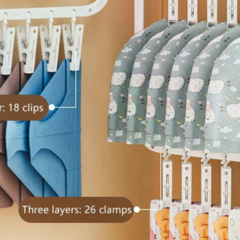 Multi-clip Sock Drying Rack Mu - Sock Organizer Tray review and price