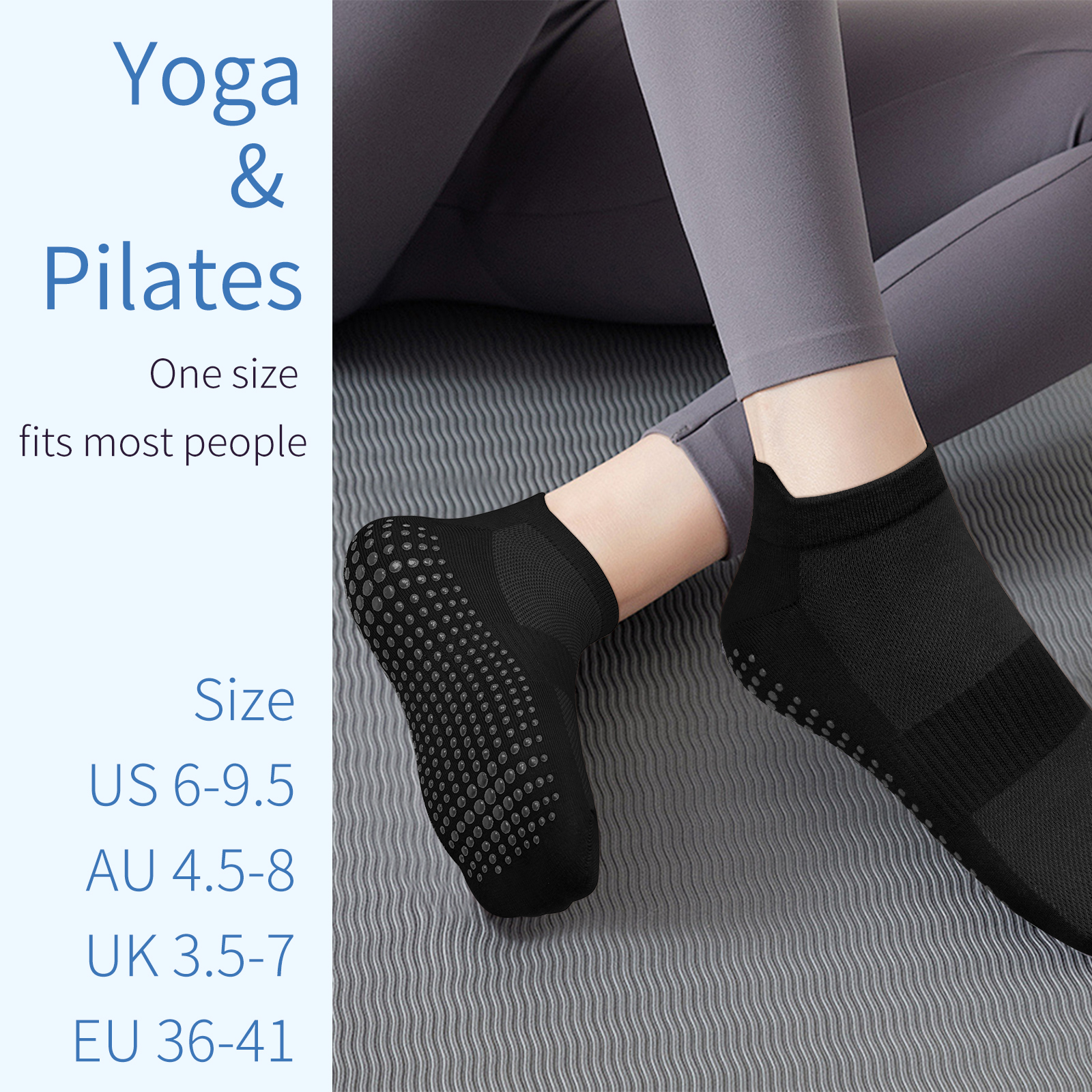 3 Pairs Yoga Socks Women Cotto - No Show Sock Women review and price