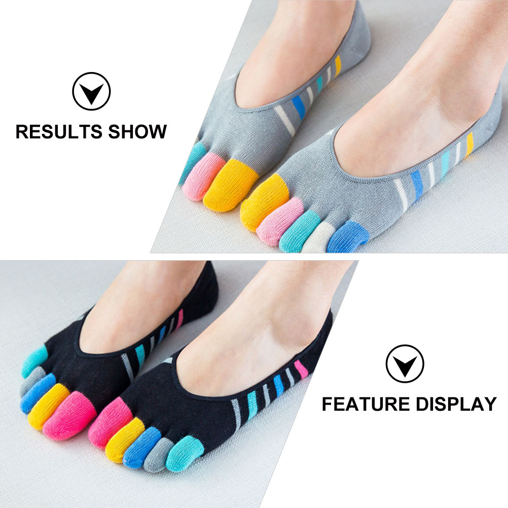 5Pairs Yoga Toe Socks Women In - Invisibility Sock Loafer review and price